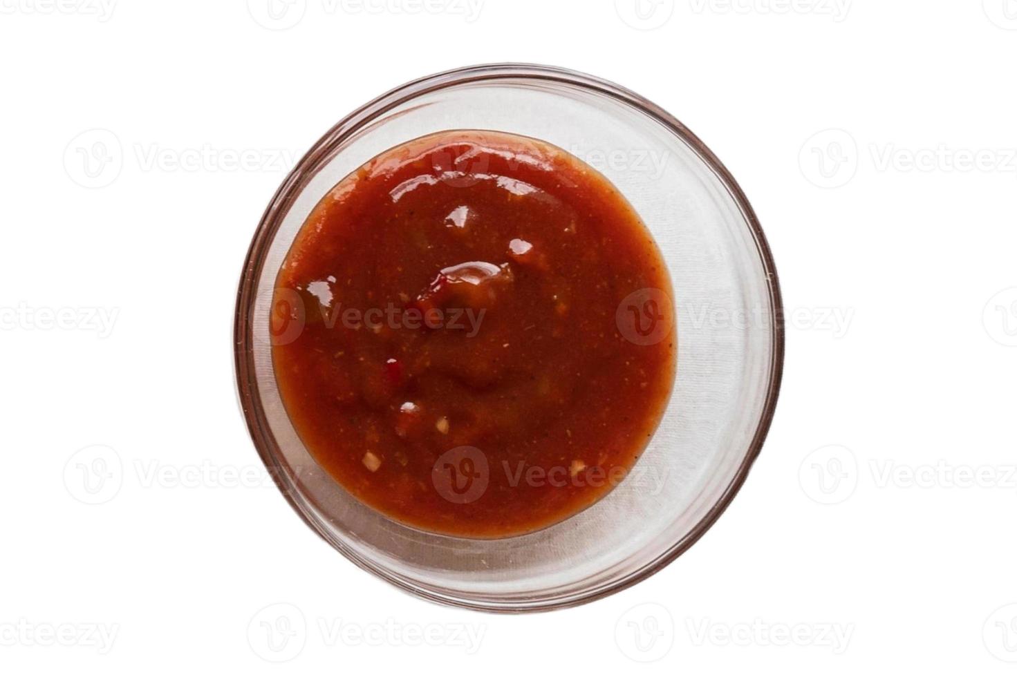 3278 tomate sauce isolé sur une transparent Contexte photo