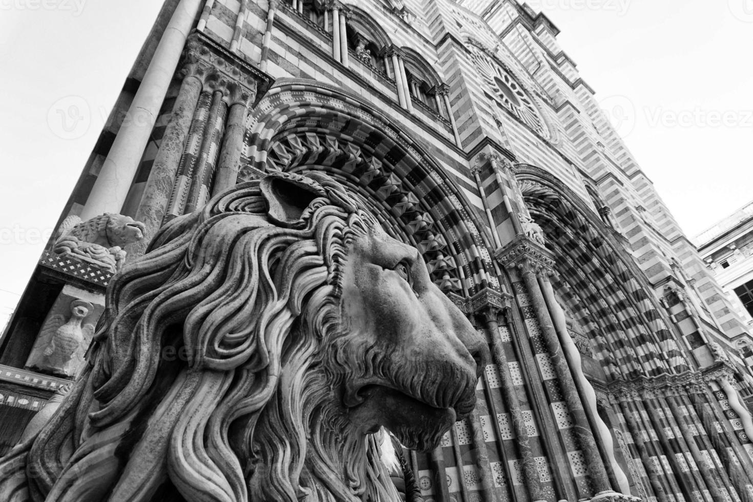 Gênes san lorenzo cathédrale dôme photo