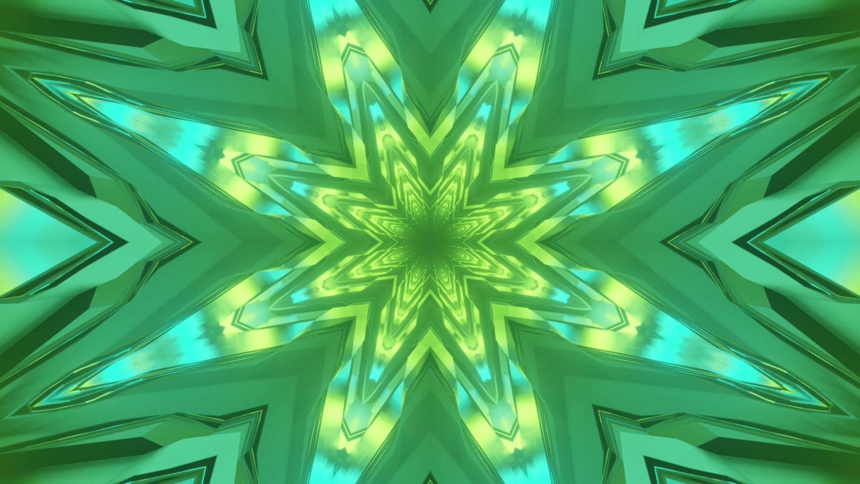 illustration de conception kaléidoscope 3d coloré pour le fond ou la texture photo