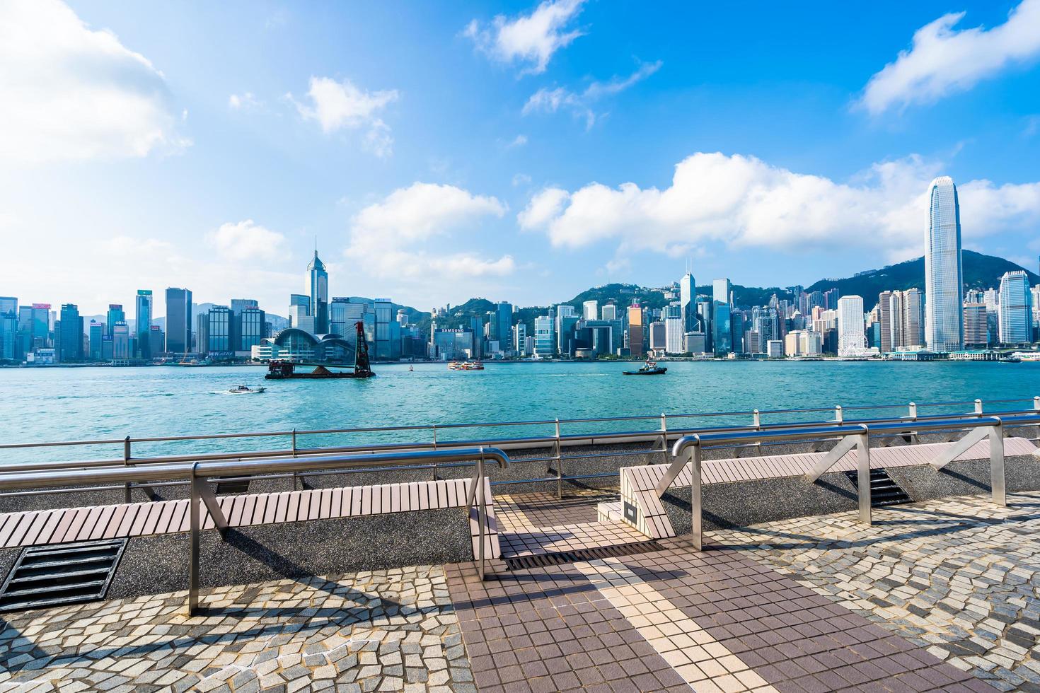 Paysage urbain de la ville de hong kong, Chine photo