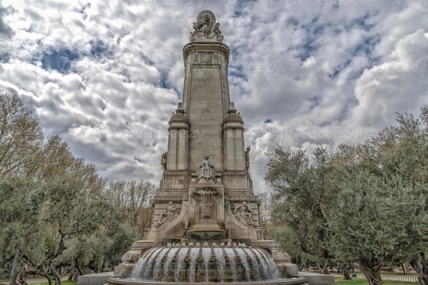 place d'espana madrid espagne photo