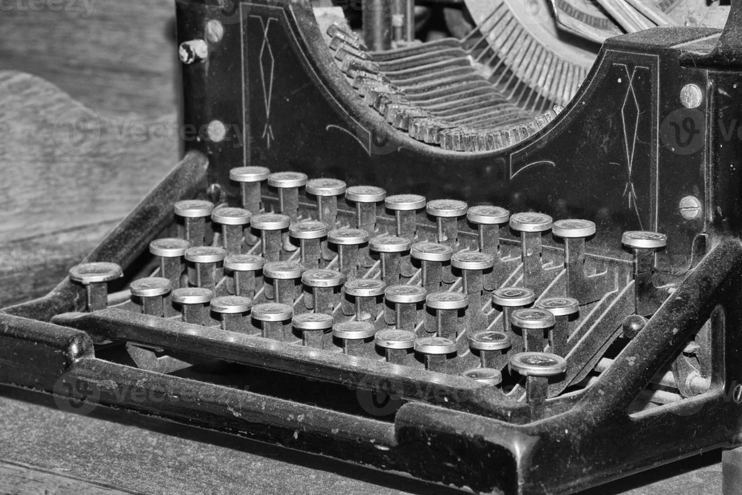 vieux machine à écrire détail photo