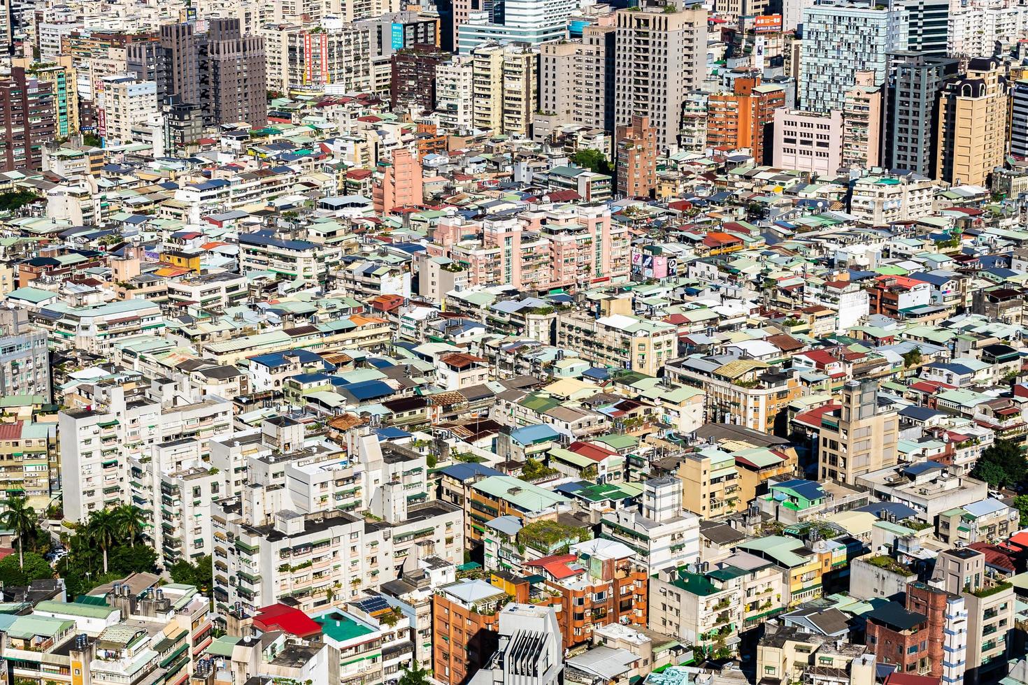 Paysage urbain de la ville de taipei à taiwan photo