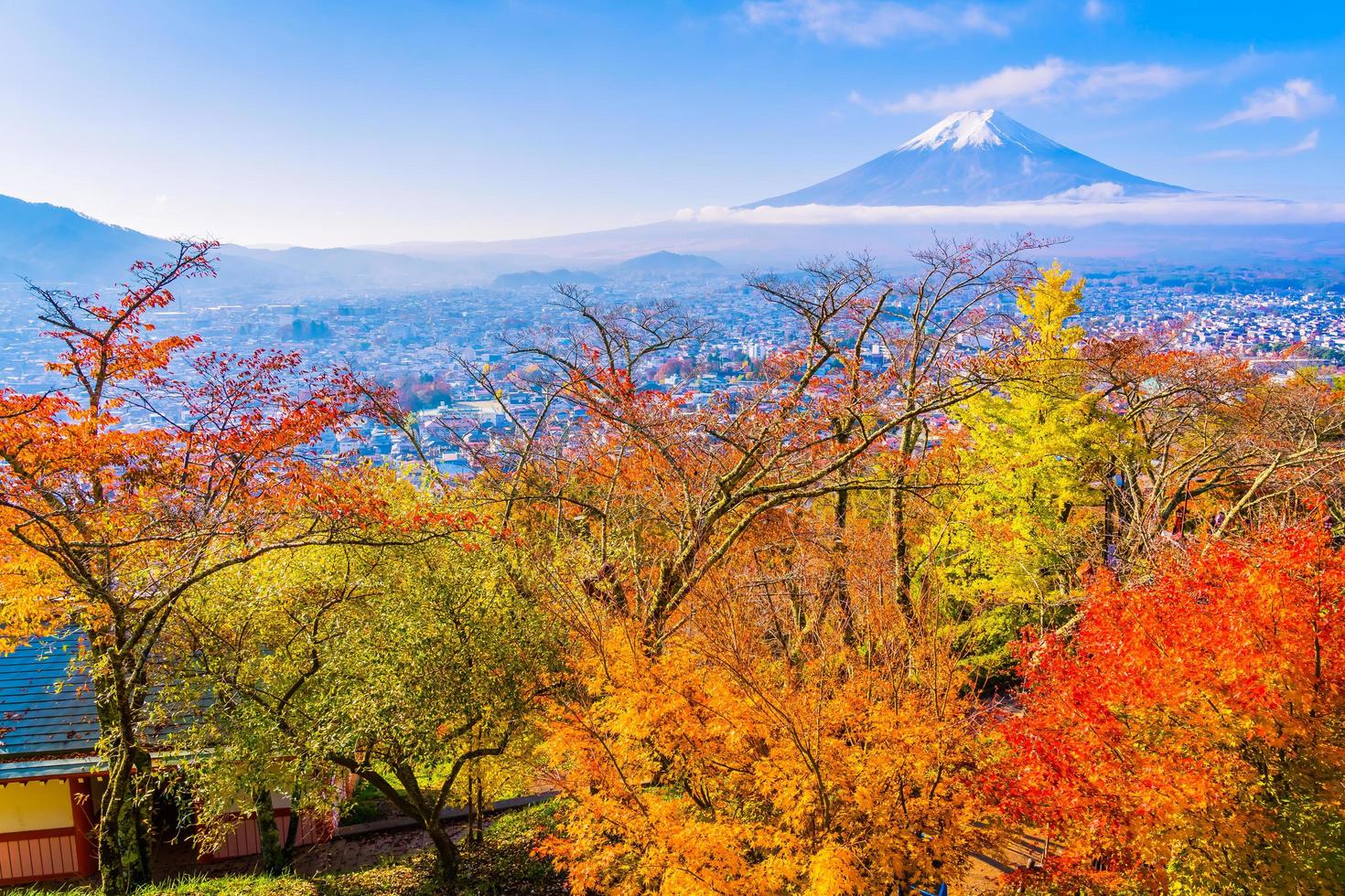 mt. Fuji au Japon en automne photo