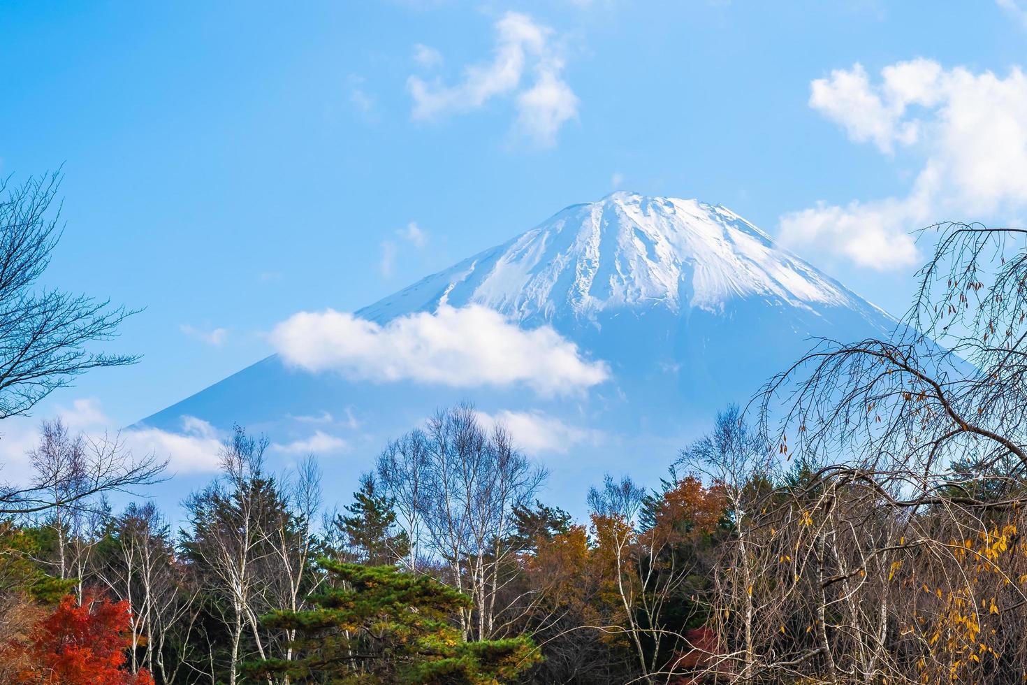 paysage autour du mt. Fuji au Japon en automne photo