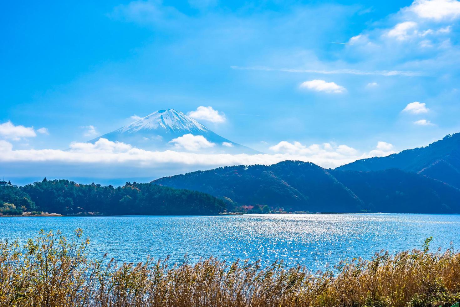 paysage au mt. Fuji au Japon en automne photo