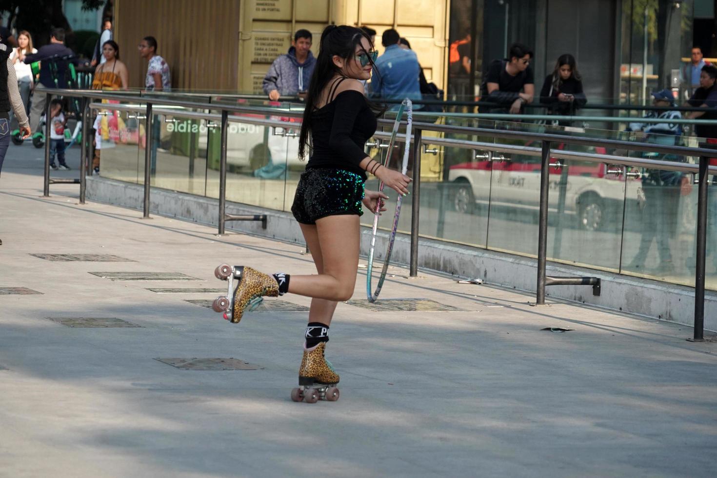 mexico, 3 février 2019 - parc de la ville chapultepec bondé de gens le dimanche photo