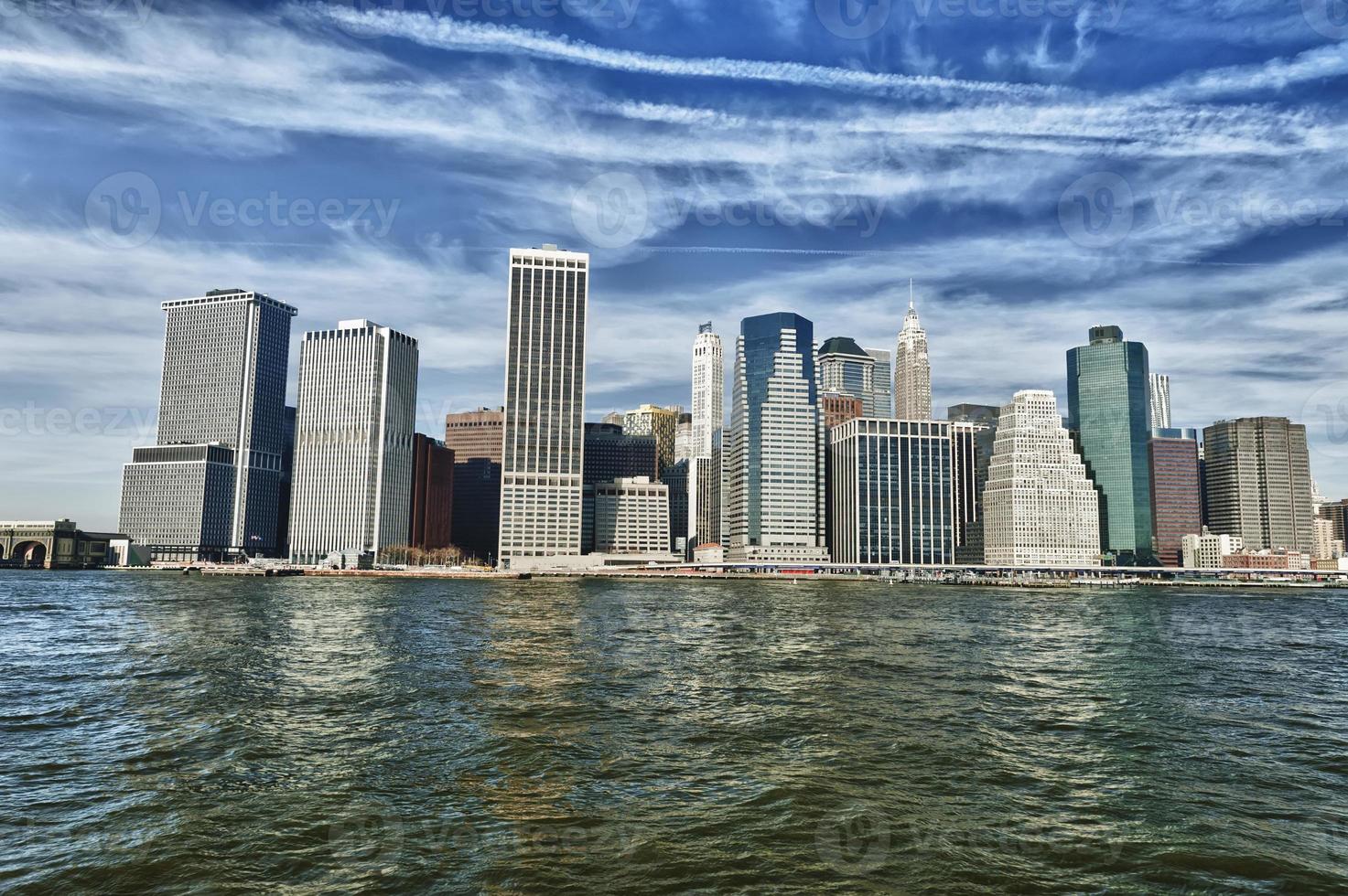 new york manhattan vue depuis east river photo