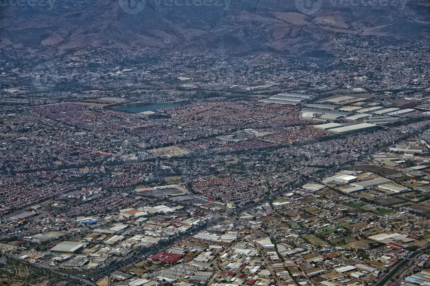 Antenne de la ville de mexico photo