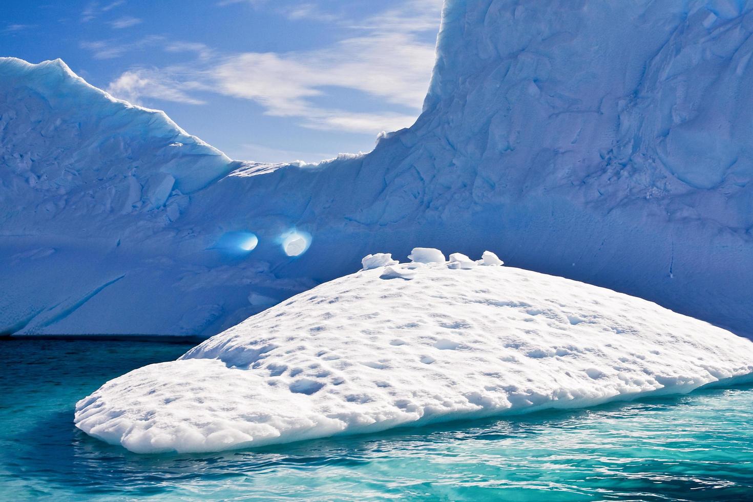 Iceberg en forme de l'Antarctique photo