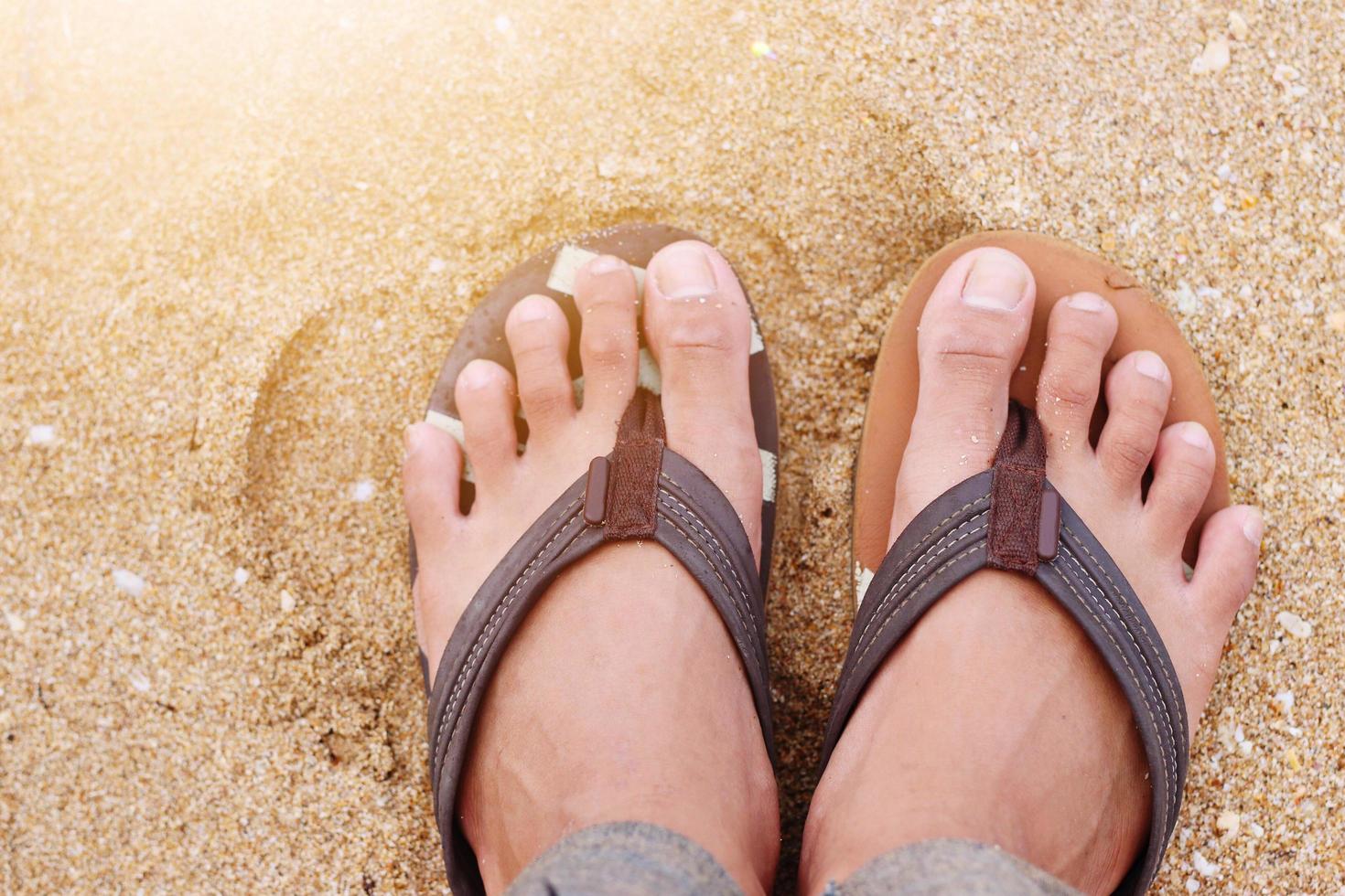 vivre sur la plage en vacances photo