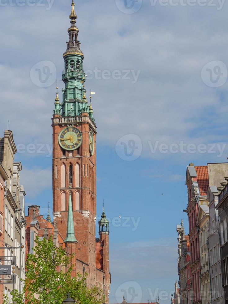 le ville de gdansk dans Pologne photo