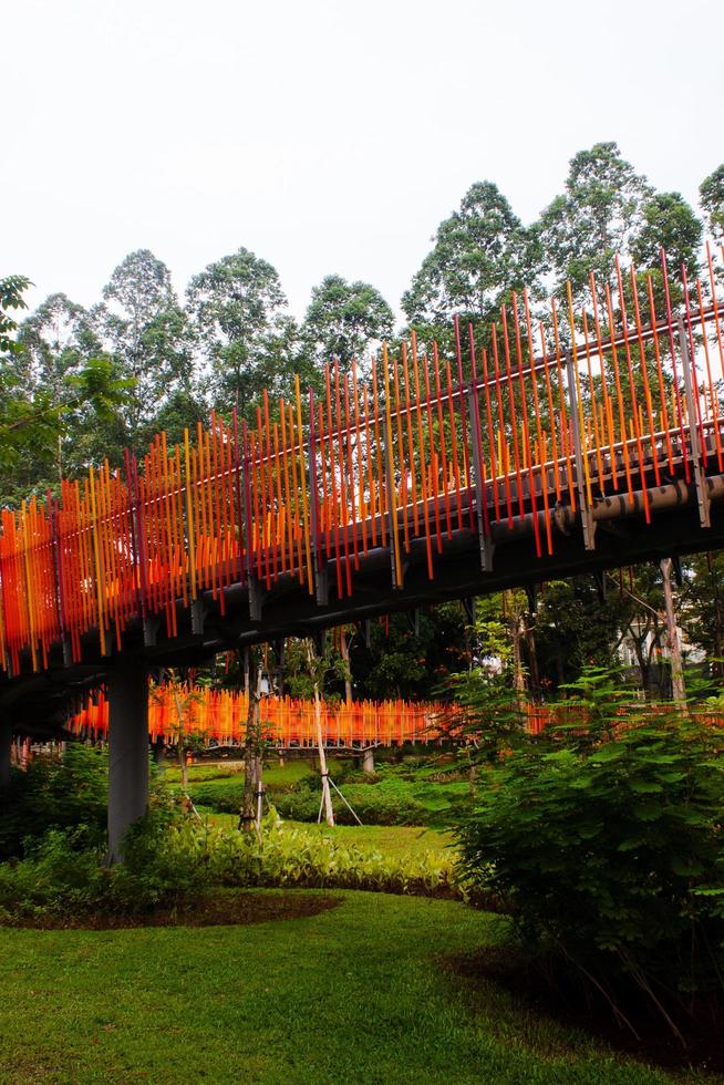 le pont dans le jardin photo