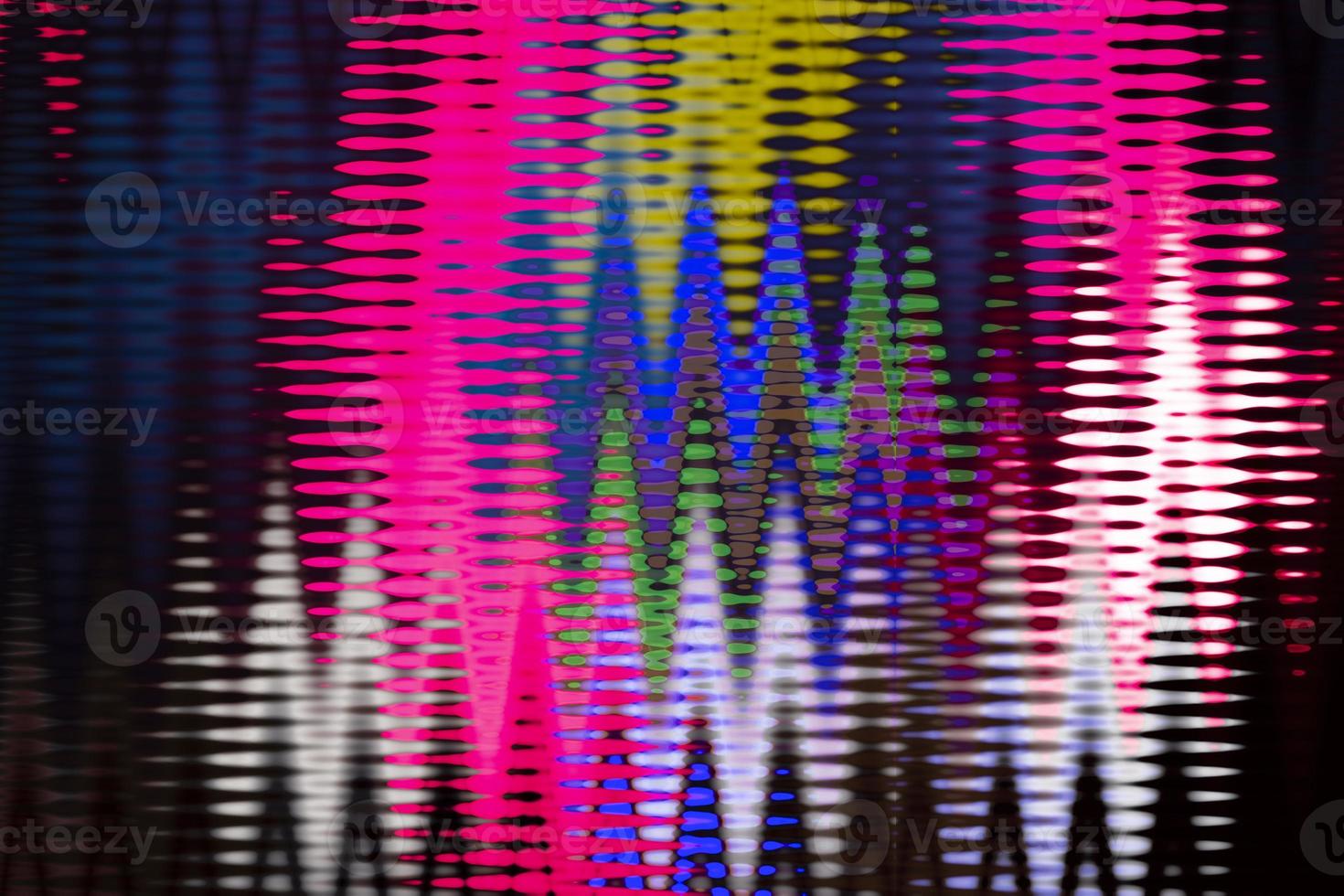 brillant multicolore zigzags dans disco style. photo
