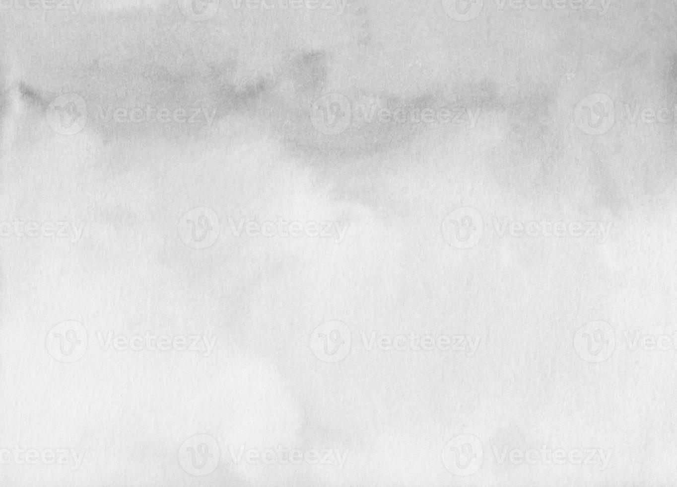 texture de fond dégradé gris clair aquarelle. taches monochromes d'aquarelle sur papier. photo