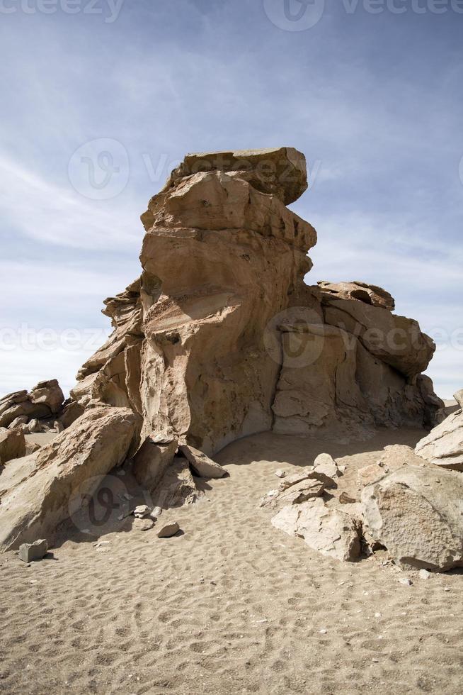 Formations rocheuses du désert de Dali en bolivie photo