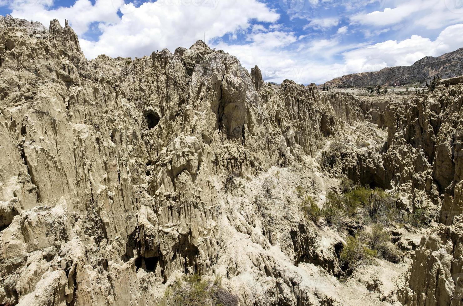 valle de la luna en bolivie photo