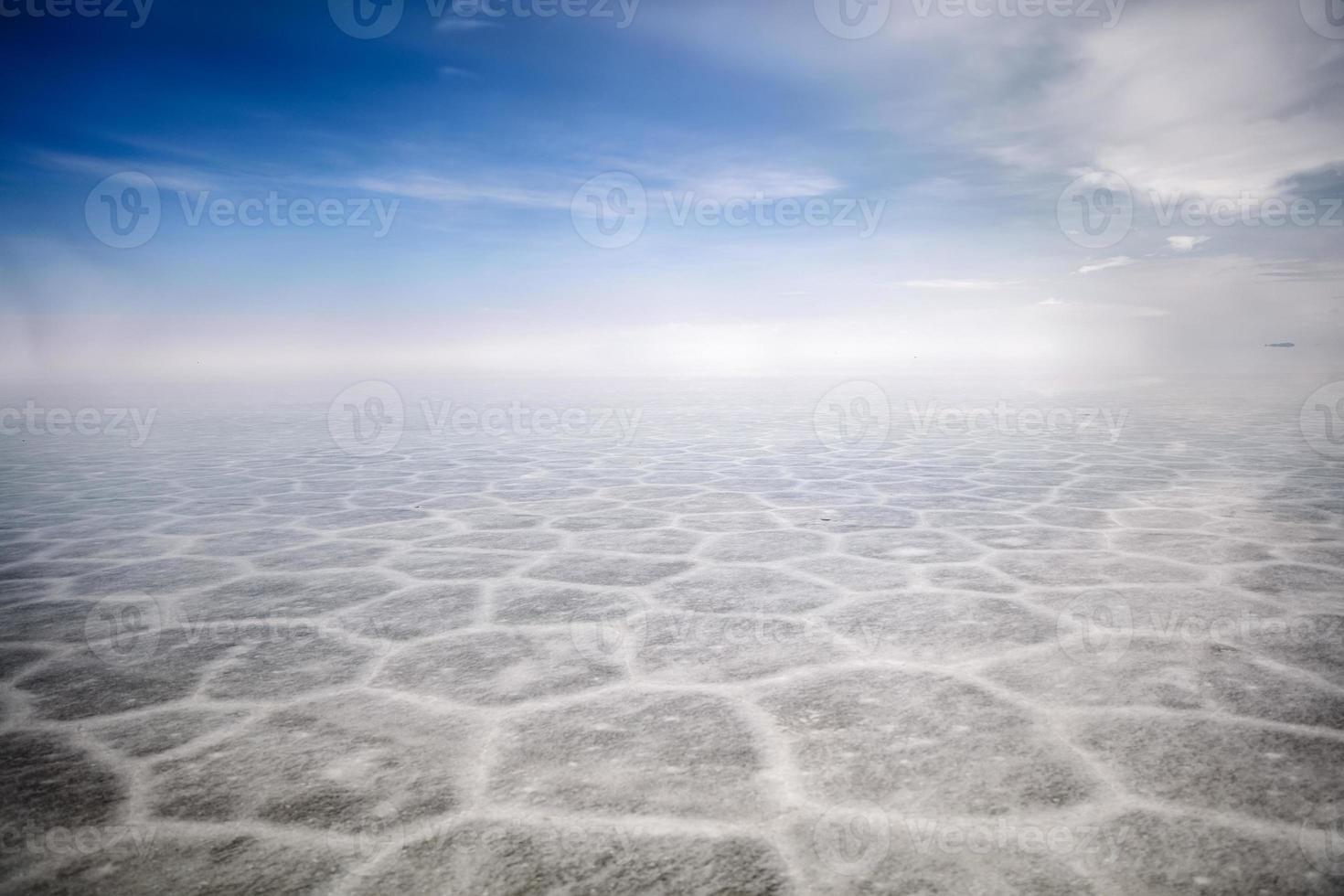 Salar de uyuni sel plat en bolivie photo