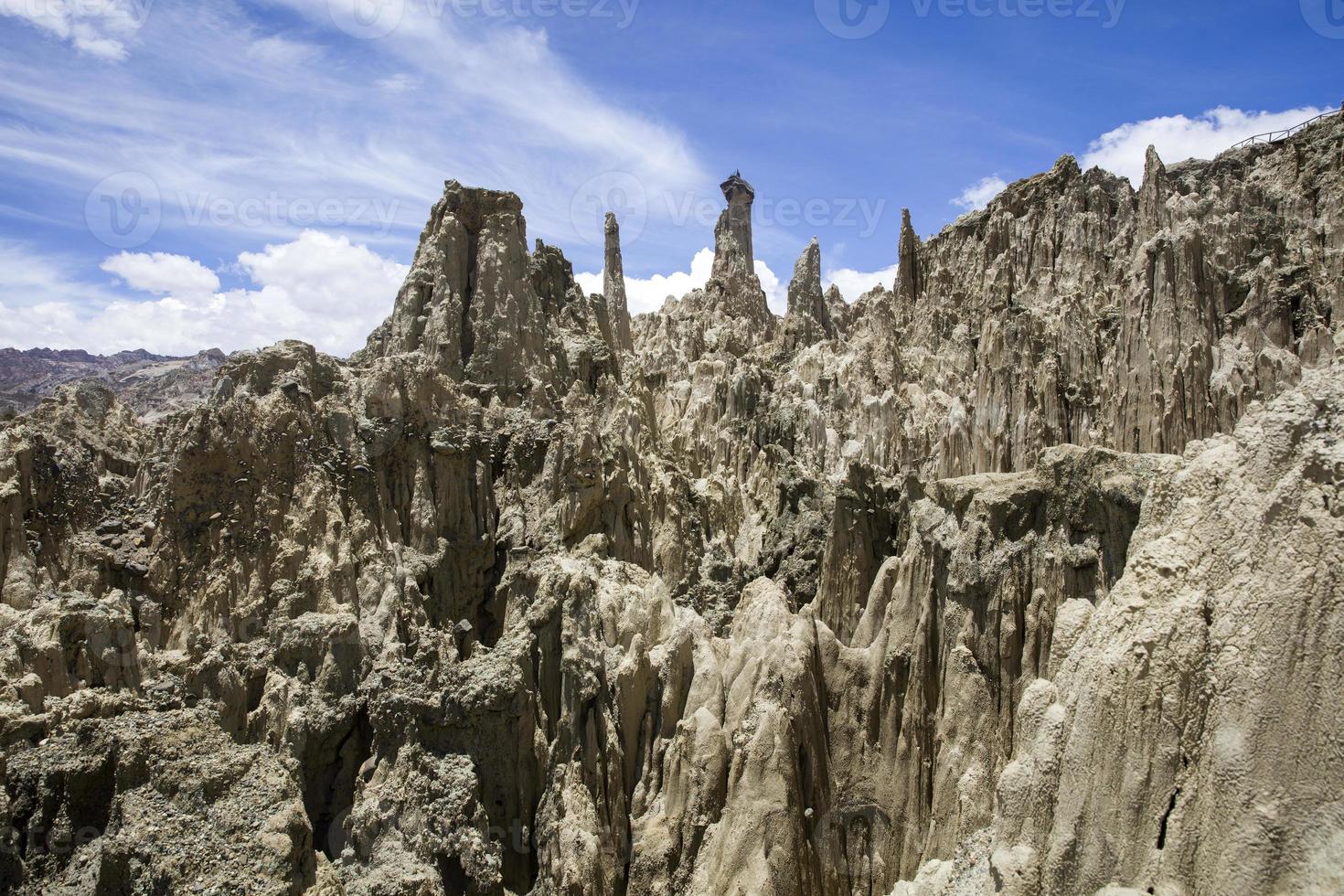 valle de la luna en bolivie photo