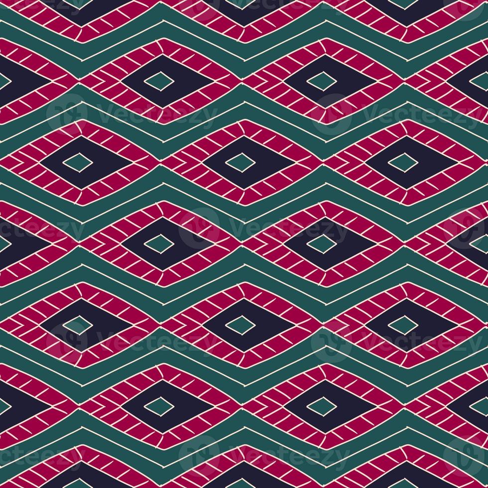 ethnique ikat motifs géométrique originaire de tribal boho motif aztèque textile en tissu tapis mandalas africain américain Inde fleur photo