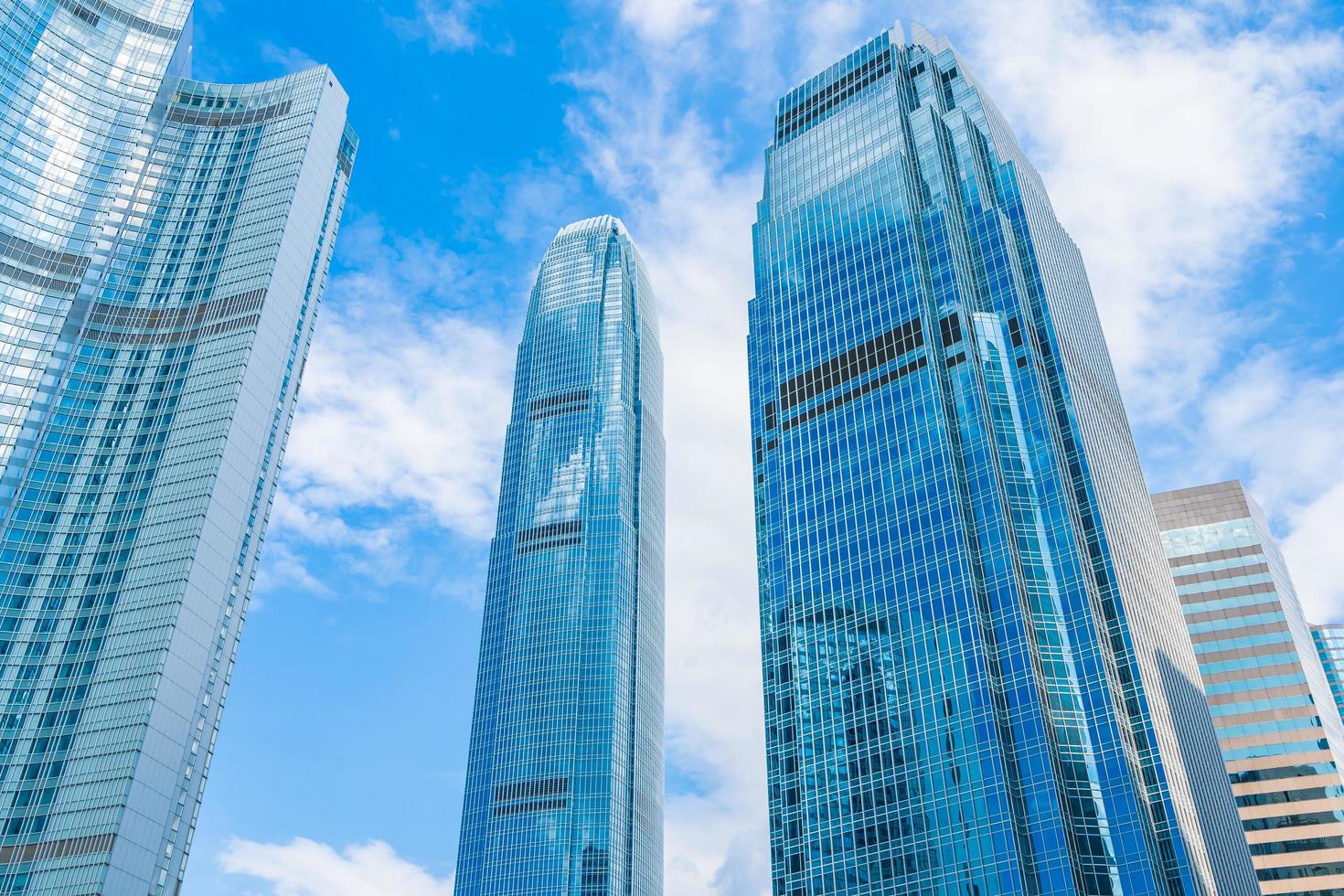 Les immeubles de grande hauteur dans la ville de hong kong, Chine photo