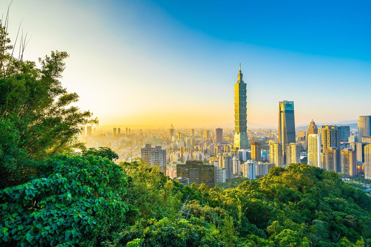 Paysage urbain de taipei, taiwan photo