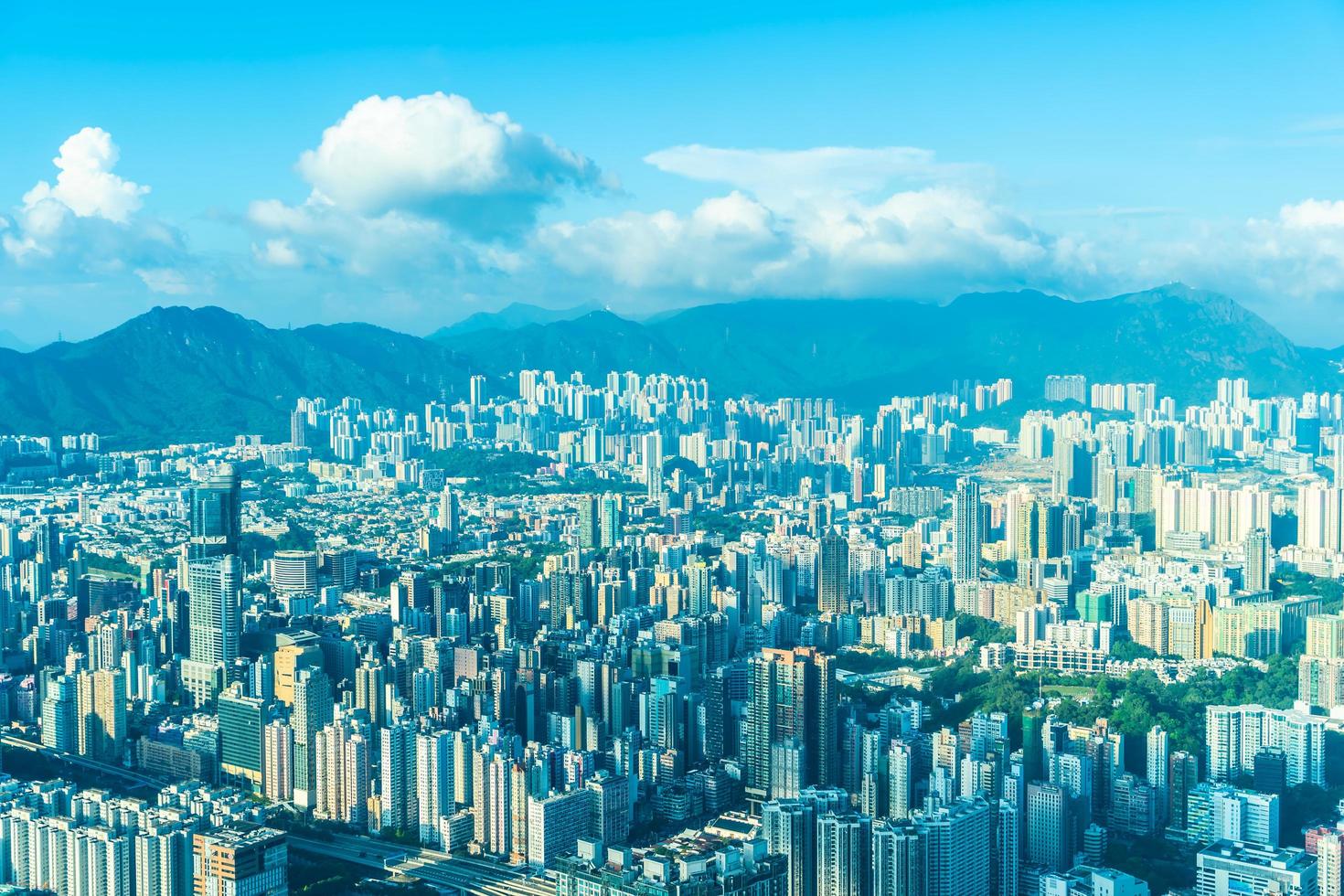 Vue de la ville de hong kong, Chine photo
