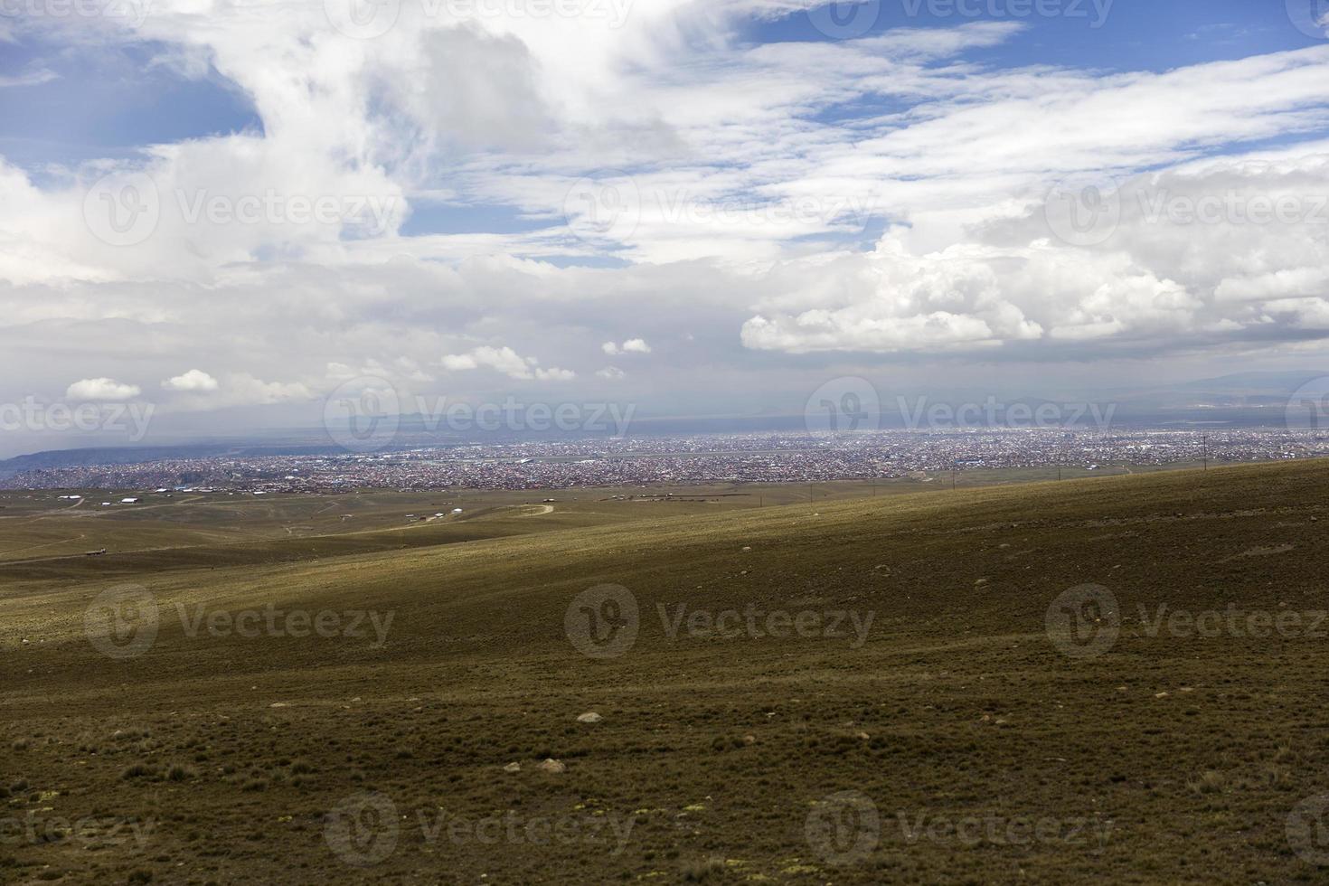 vue à la paz de loin photo