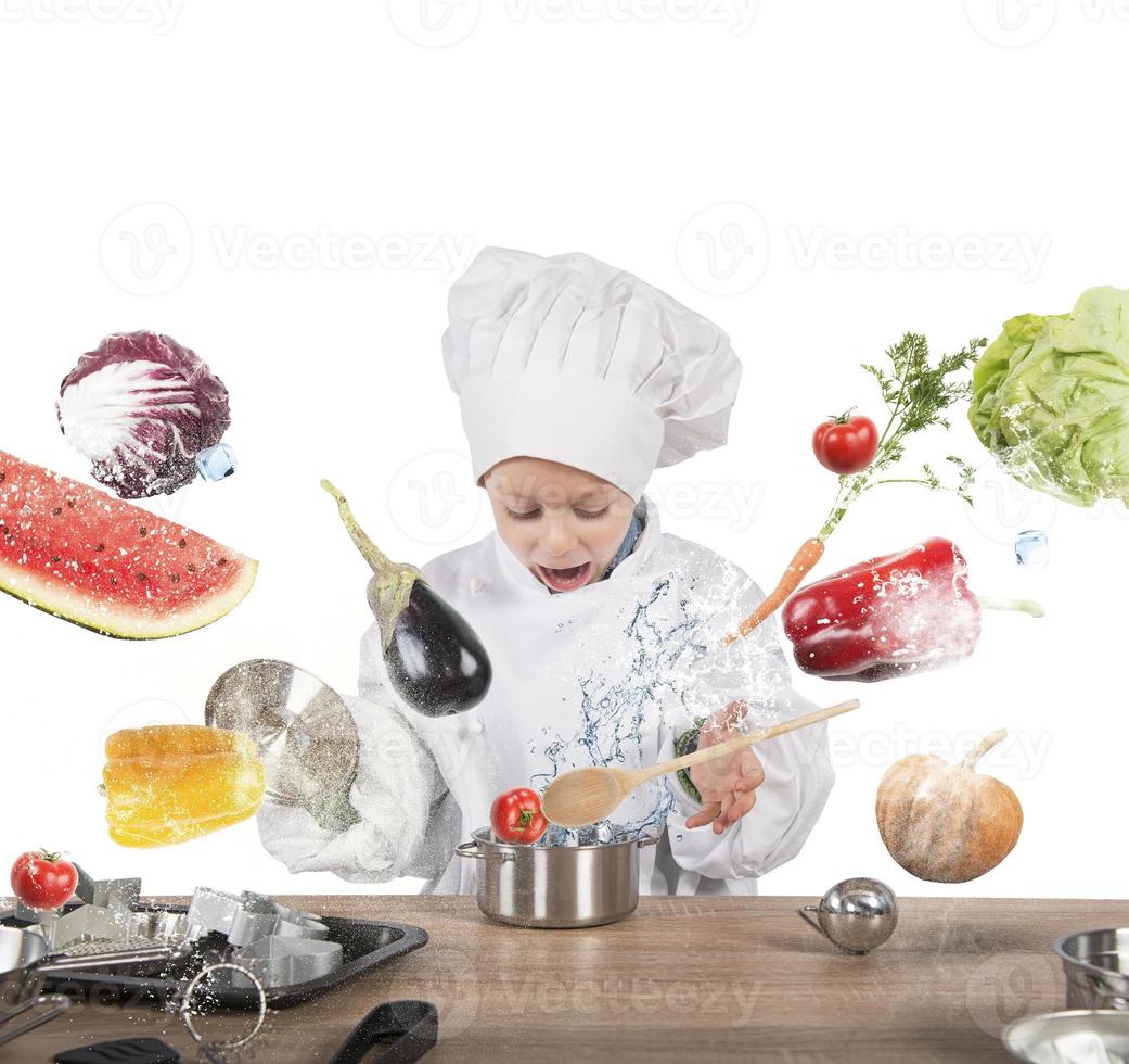 peu enfant chef photo