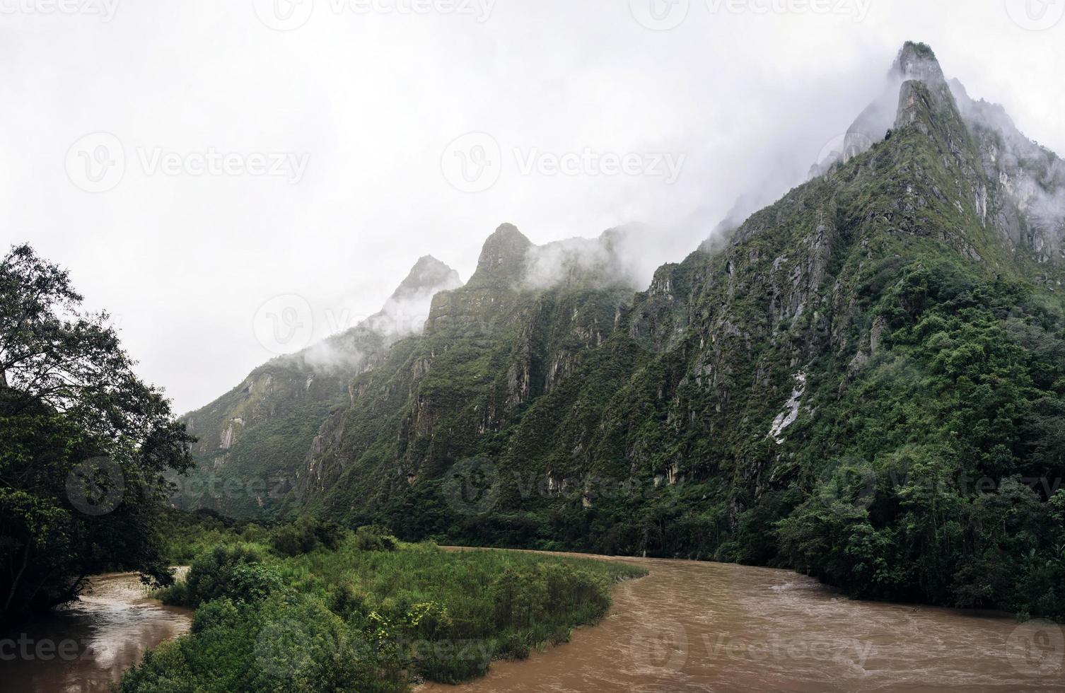 rivière urubamba au pérou photo