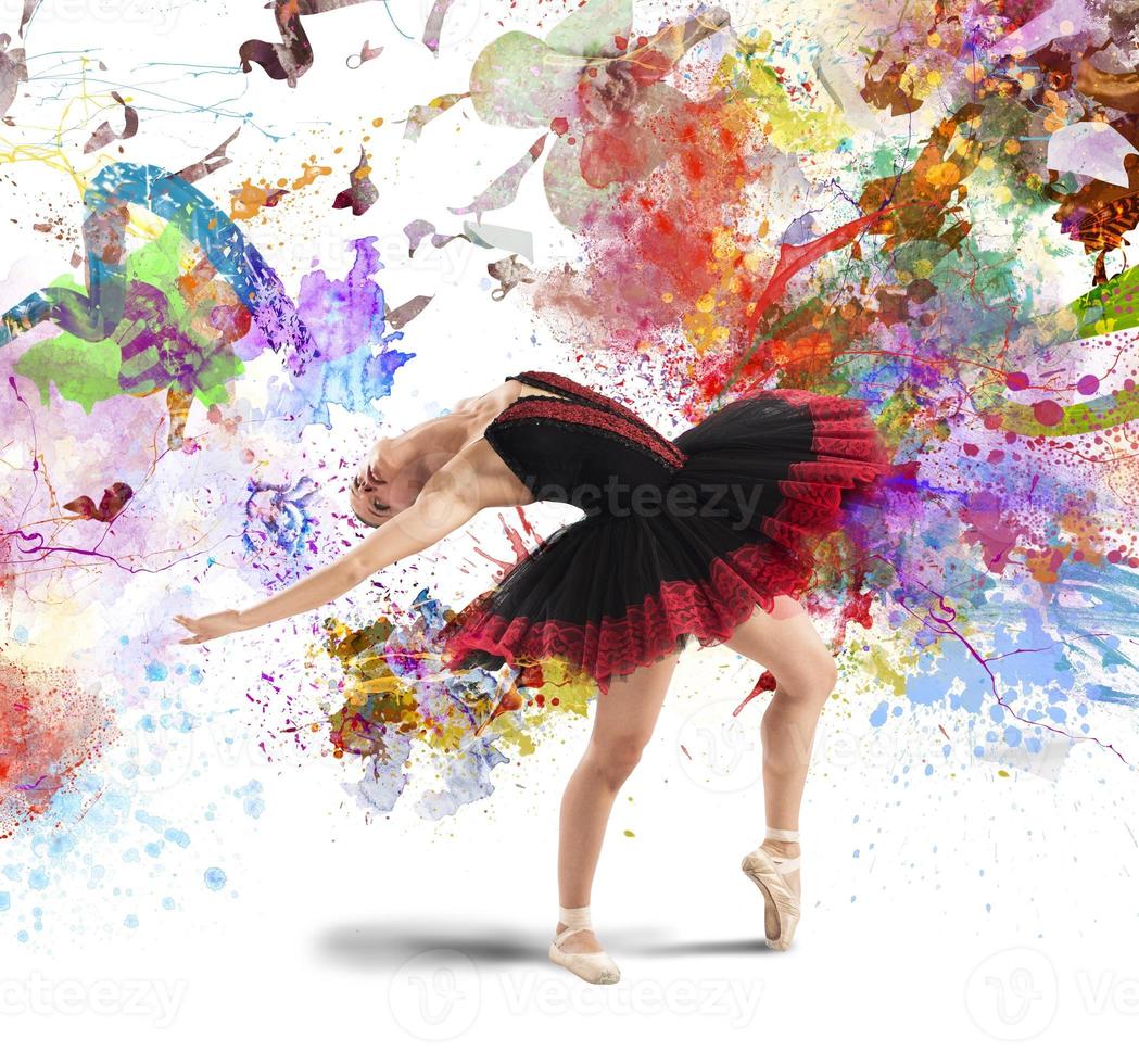 Créatif coloré Danseur photo