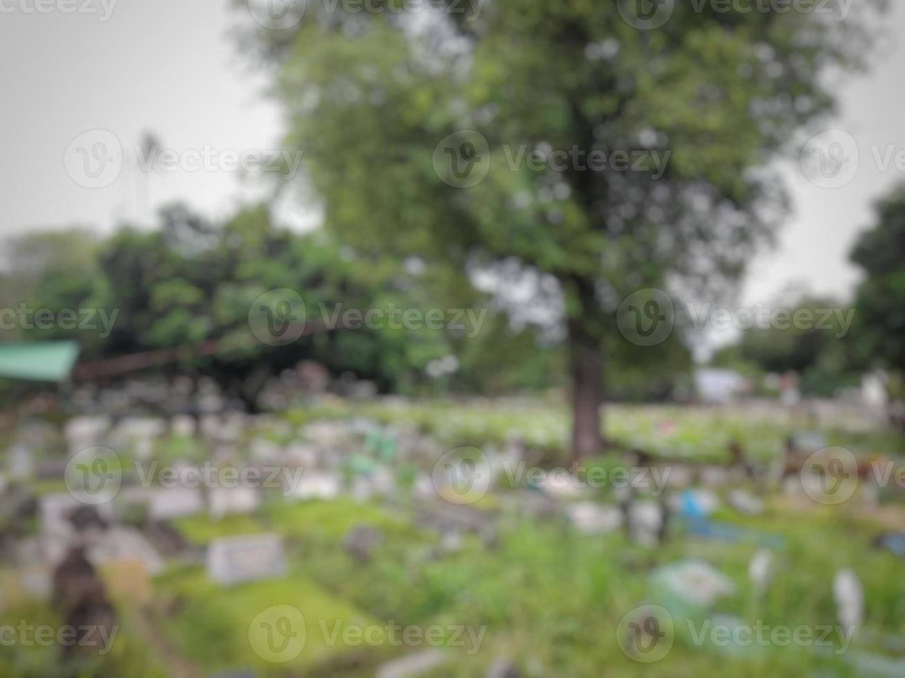 défocalisé abstrait flou Contexte de Publique cimetière photo