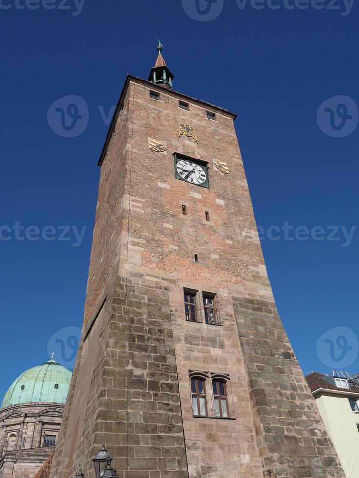 weisser turm tour blanche à nürnberg photo