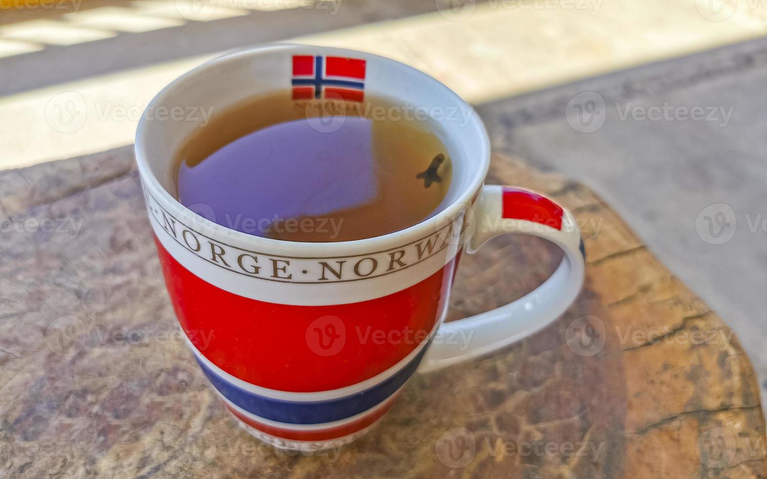 un verre ou une tasse avec du thé au gingembre chaud. photo