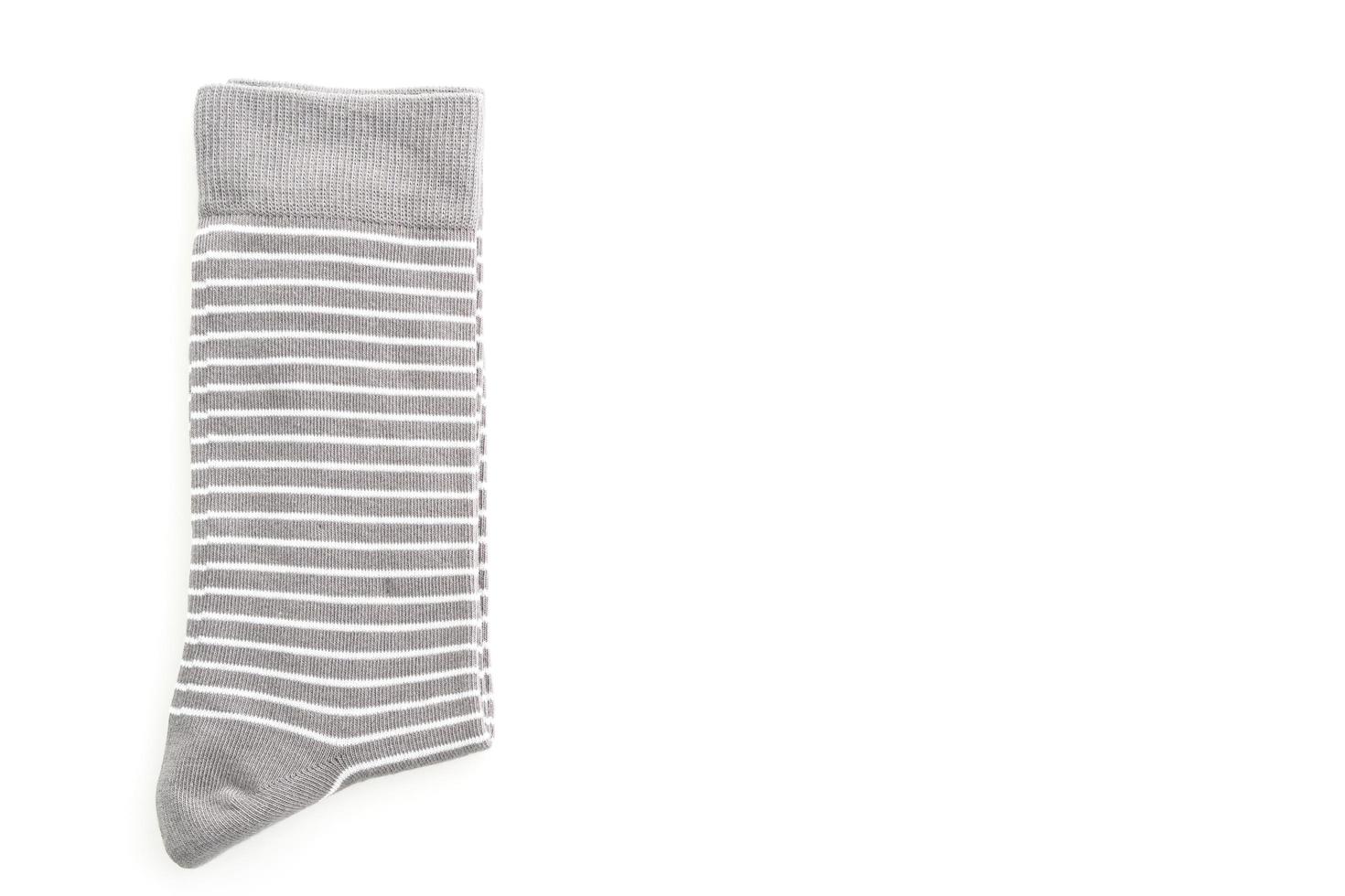 chaussettes sur fond blanc photo