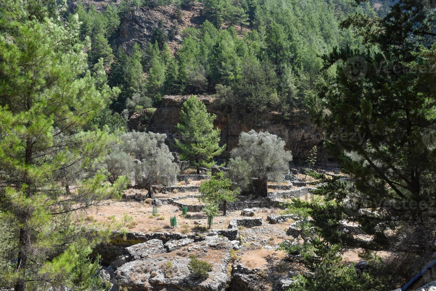 Grèce crétois Samarie gorge paysage photo