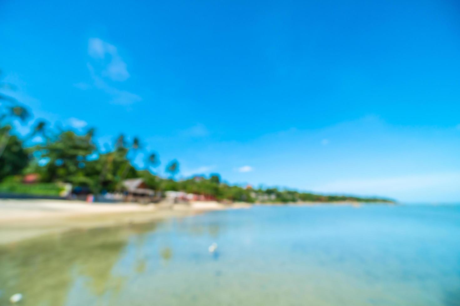 abstrait plage tropicale floue photo