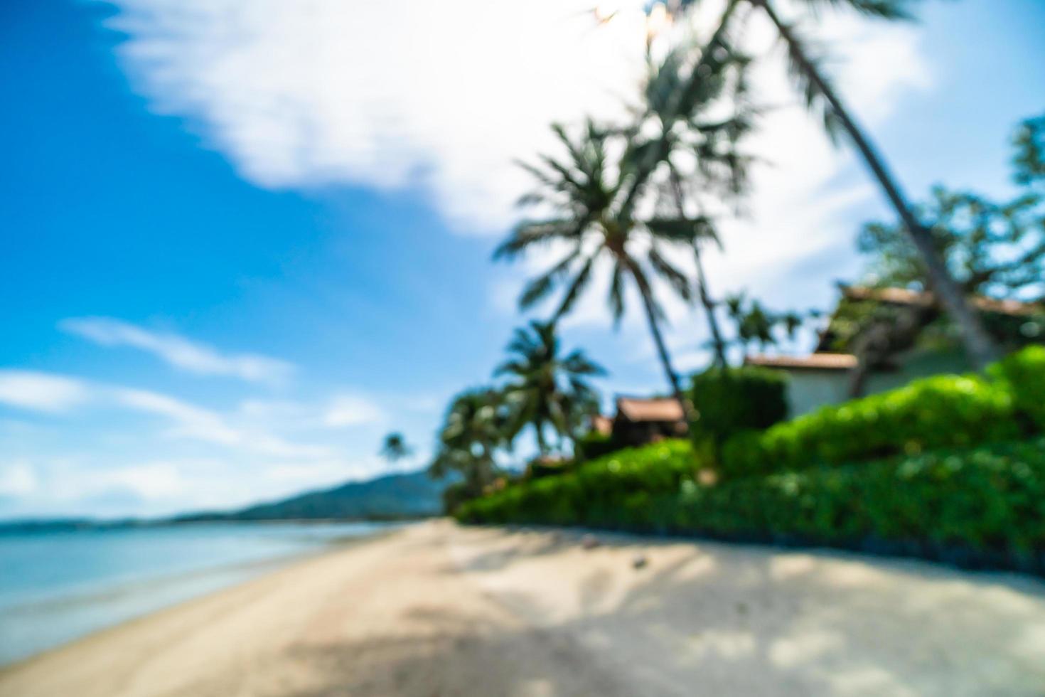 abstrait plage tropicale floue photo