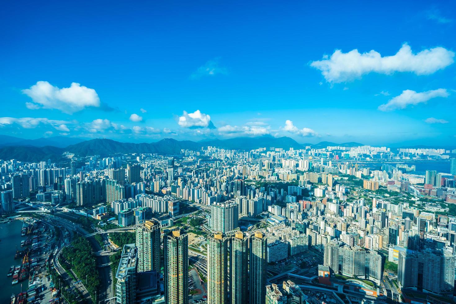 Paysage urbain de hong kong, Chine photo