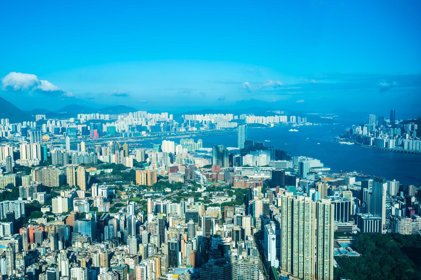 Paysage urbain de hong kong, Chine photo