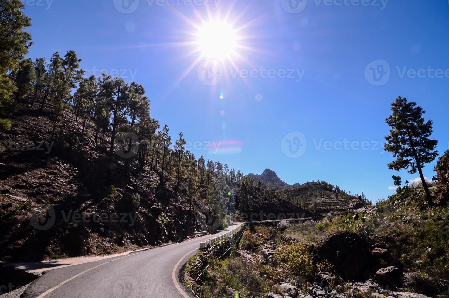 scénique paysage sur Ténérife, canari îles, Espagne photo