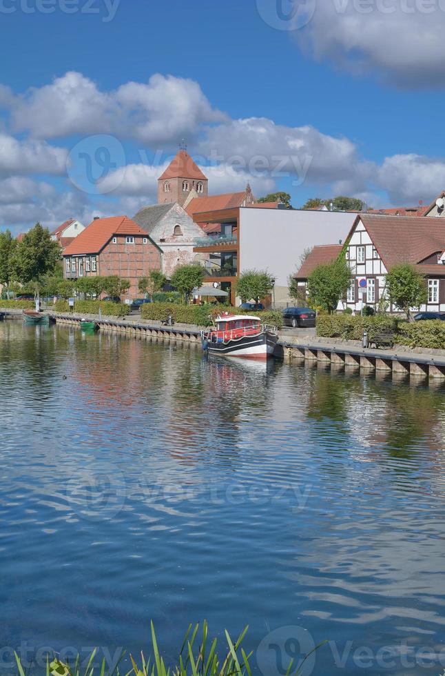 ancien rivière dans plaus un m voir, mecklembourg Lac quartier, Allemagne photo