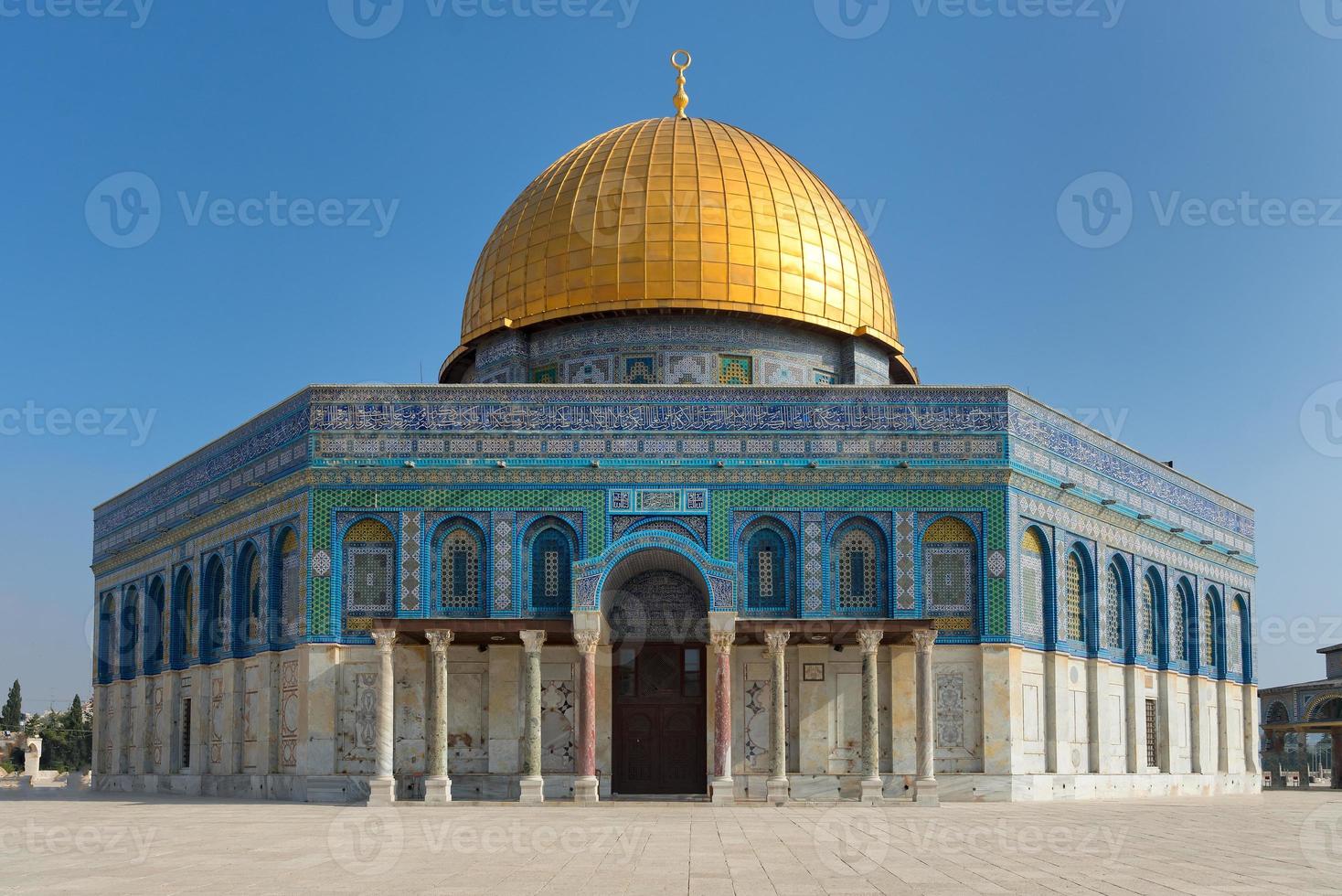 dôme de la mosquée du rocher photo