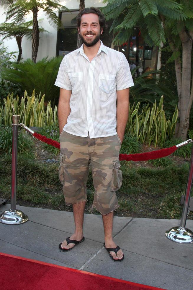 zach lévi en arrivant à le marrant gens monde première à le arclight Hollywood théâtres dans los angeles Californie sur juillet 20 2009 2008 photo