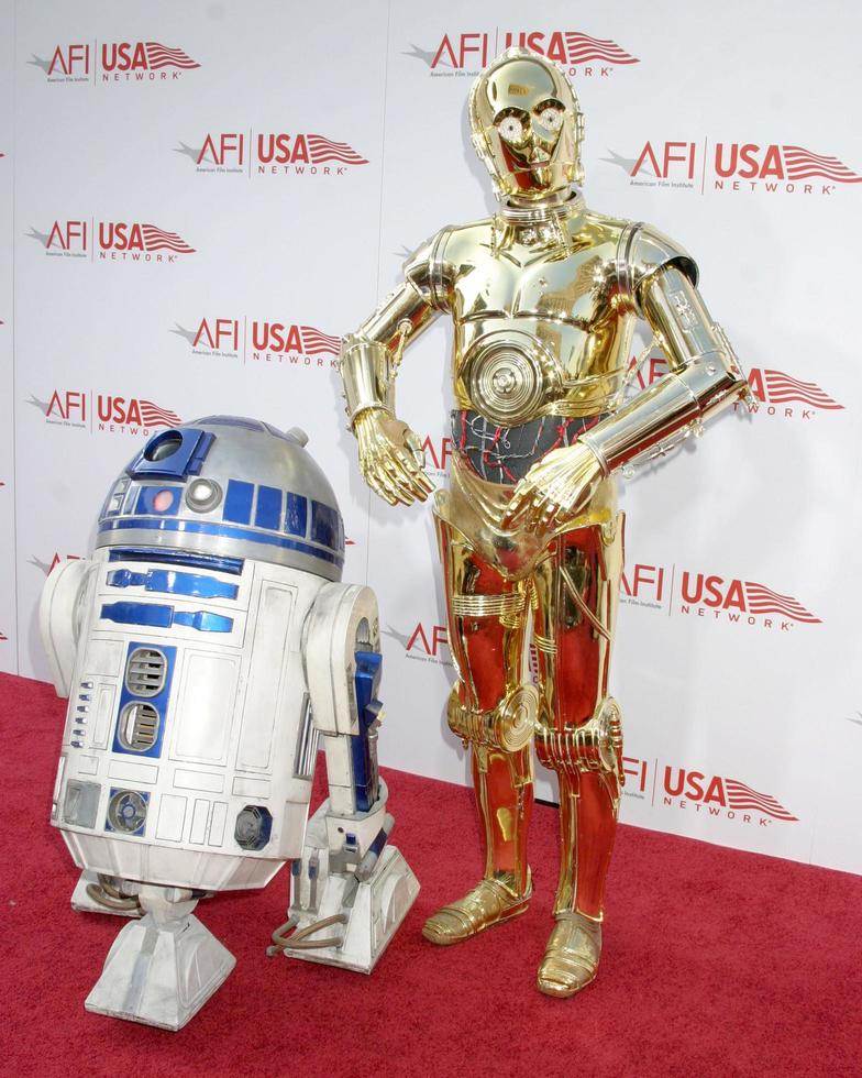 c3po et r2d2afi gala dans honneur de George lucaslos angeles cajun 9 20052005 photo