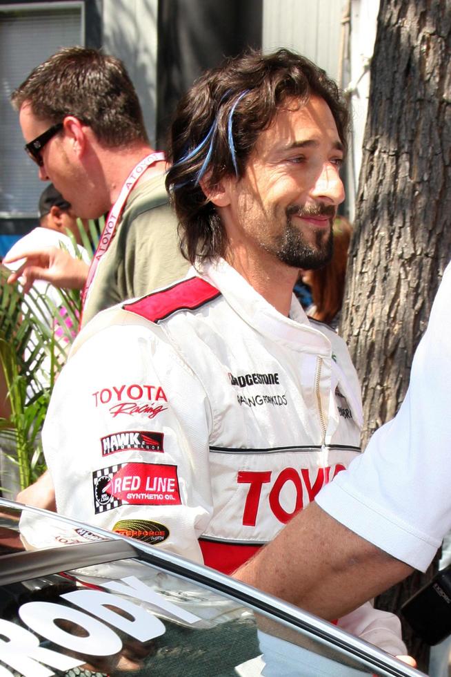 Adrien brody à le Toyota procélébrité course journée sur avril 18 2009 à le longue plage grandiose prix cours dans longue plage californie2009 photo