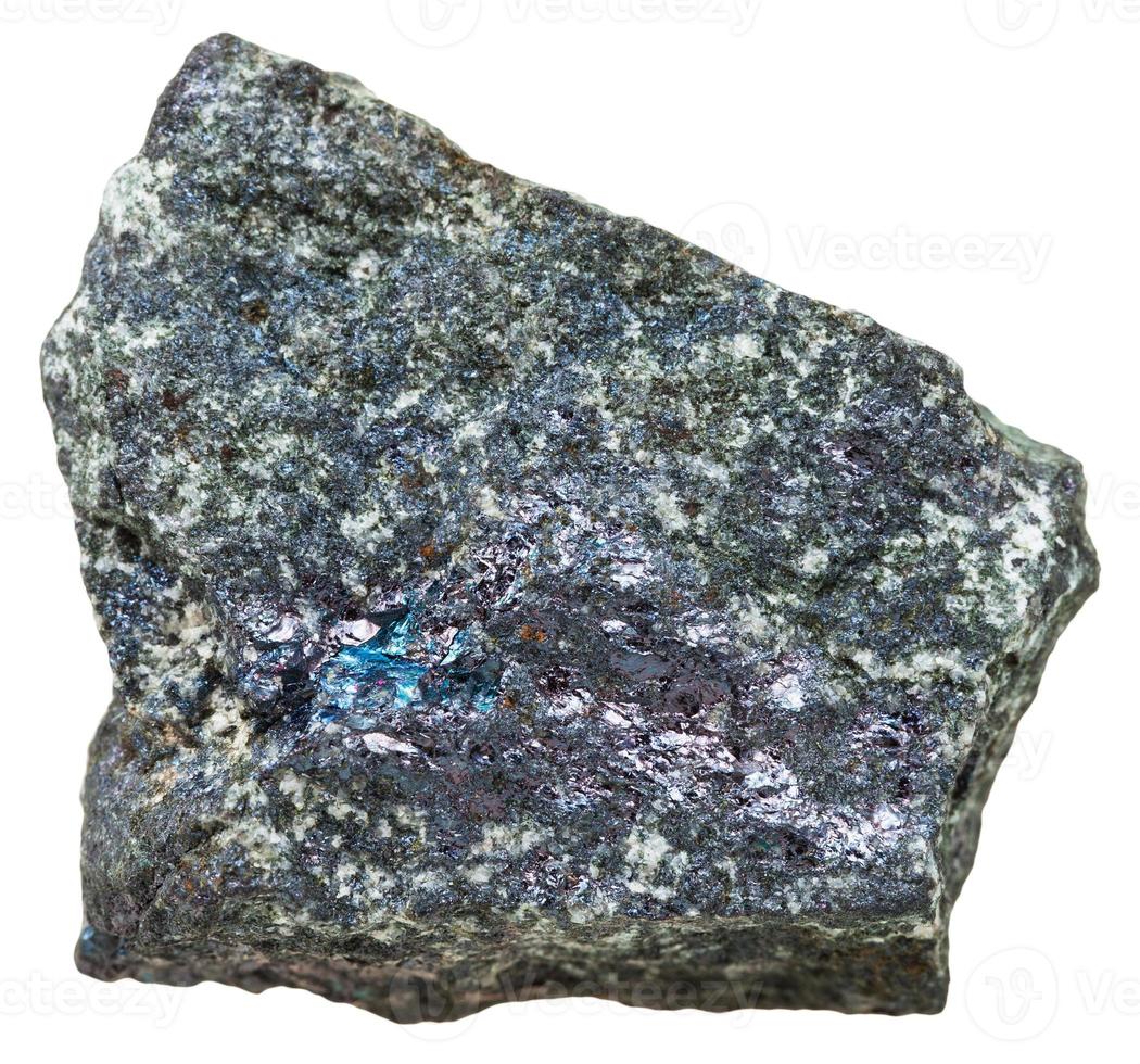 bornite paon minerai Roche isolé photo