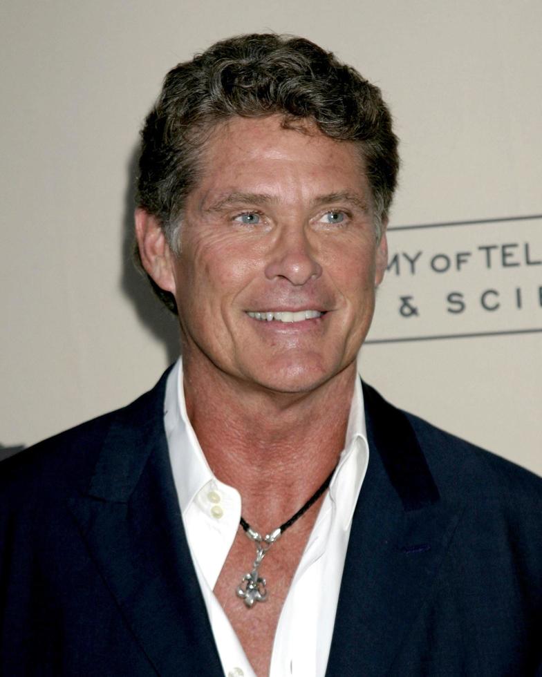 David hasselhoff emmy cascade pair groupe la réceptionla académie de la télé les arts sciencesnon Hollywood caauguste 11 20072007 photo