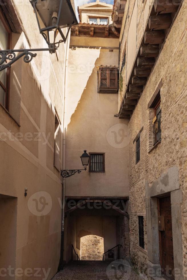 vieilles rues de segovia photo