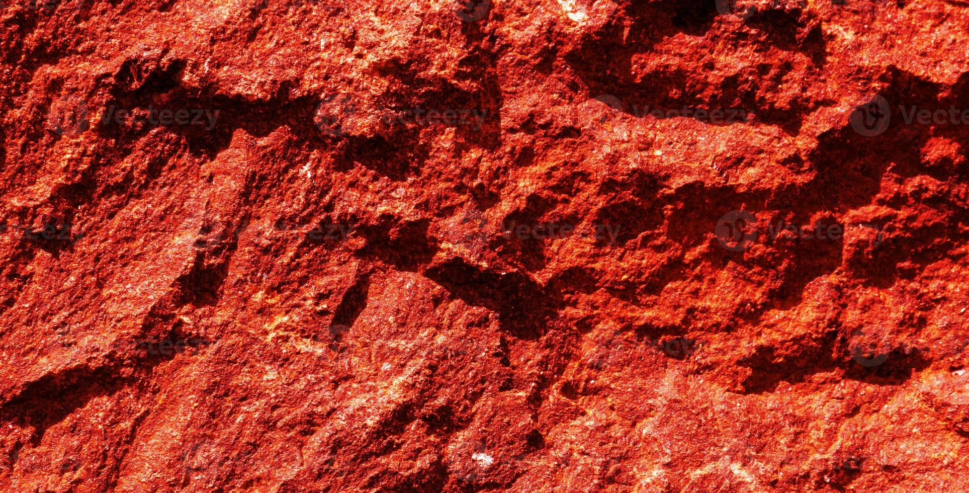 abstrait rouge pierre texture dans panoramique photo